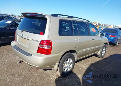 2001 Toyota Highlander V6 from USA, damaged, VIN JTEHF21A610013739